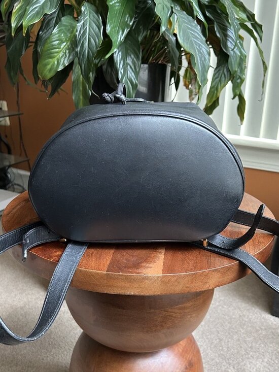 SALVATORE FERRAGAMO Gancini Leather Backpack, Black main image 5